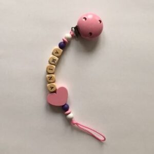 roze witte speenketting